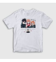 Presmono Unisex Çocuk Beyaz Lost In Paradise V3 Jujutsu Kaisen T-Shirt 352008tt