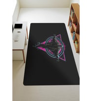 Modern Desenli Dijital Baskı Kaymaz Taban Çocuk ve Genç Odası Halısı H0765