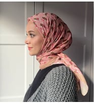 Modakaşmir Çiçek Baharı Desen Bambu Eşarp (Kum Beji)
