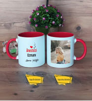 Anestezi Uzmanı Kupa Bardak Kırmızı Fotoğraflı Anestezi Uzmanına Tıp Bayramı Hediyesi