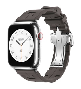 Apple Watch 42mm Uyumlu Kordon Silikon Sportif Görünümlü Yumaşak Esnek KRD-94 Kayış