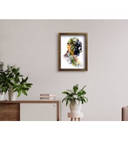 BK Home Atatürk Tasarımlı Doğal Masif Ahşap Çerçeveli Tablo 45x65cm-15