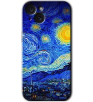 İphone 15 Plus Kılıf HD Desen Baskılı Kılıf - Starry Night