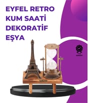 Ev, Ofis ve Kafeler İçin Retro Ahşap Kum Saati Dekorasyonu