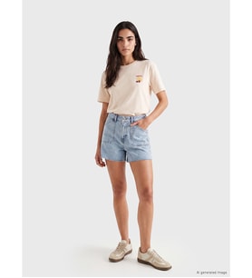 LCW Jeans İndigo Regular Fit Kadın Jean Şort