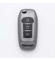 Ford Focus 4 Uyumlu Silikon Oto Anahtar Kumanda Kabı Kılıf Gri