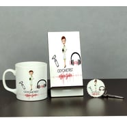 Odyometrist Üçlü Set (Kupa + Telefon Standı + Anahtarlık) 002