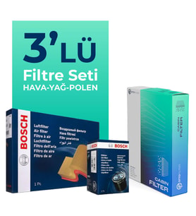 BOSCH Mercedes GL320 Dizel Filtre Bakım Seti (2006-2010) 3 Lü
