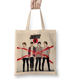 5 Sos 5 Seconds Of Summer Bez Çanta Uzun Saplı