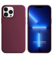 Apple iPhone 14 Pro Max 6.7'' Liquit Lansman Silikon Bordo