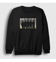 Presmono Unisex Siyah Lineup Film The Usual Suspects Sweatshirt 255150tt