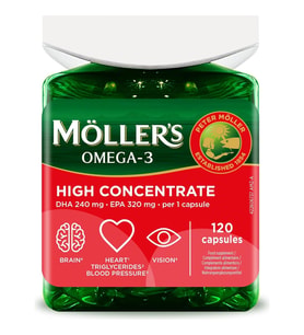 High Concentrate Omega-3 Premium Balık Yağı 120 Kapsül