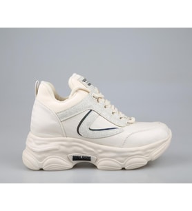 GUJA 24k302 Dolgu Topuk Bej Kadın Sneakers