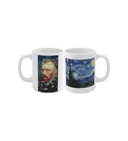 Vincent Van Gogh Yıldızlı Gece Baskılı Kupa Bardak
