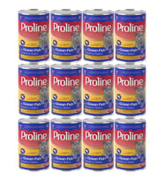 Proline Okyanus Balıklı Yetişkin Kedi Konservesi 395 Gr*12 Adet (Kahverengi)