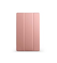 Lenovo M10 TB-X306F Gen.2 Uyumlu Zore Smart Cover Standlı 1-1 Kılıf (Rose Gold Altın)