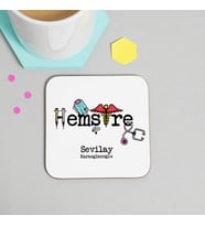 Kişiye Özel Hemşirelere Özel Mesleki Bardak Altlığı