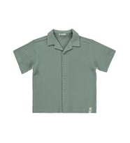 Civil Boys Basic Waffle 10-13 Yaş Gömlek - Yeşil