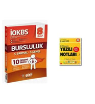LGS 8.Sınıf İOKBS Bursluluk 10 Deneme Sınavı ve 2. Dönem Yazılı Notları