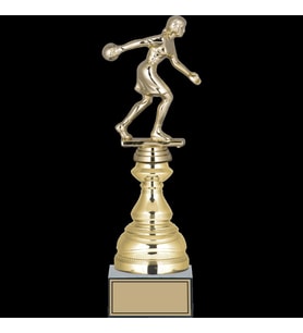 ODAK KUPA - Figürlü Kupalar - Bowling Kadın Figürlü Kupalar FG-023 A - 31 cm