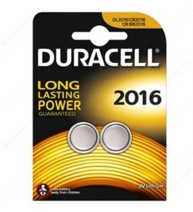 Duracell Lityum Düğme Pil 3 V 2 Lİ 2016