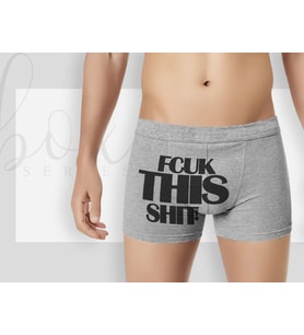 BK Gift Fcuk Tasarımlı Erkek Boxer Serisi Yıl Dönümü Hediyesi, Doğum Günü Hediyesi-2