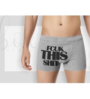 BK Gift Fcuk Tasarımlı Erkek Boxer Serisi Yıl Dönümü Hediyesi, Doğum Günü Hediyesi-2