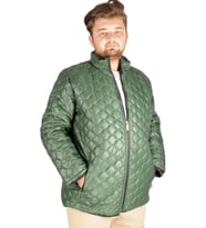 Mode XL Büyük Beden Erkek Mont Basic Bead 21041 Nefti