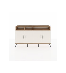 Arges Konsol 6 Raflı 4 Kapaklı 176x30x99 Çam-Aytaşı/Çam