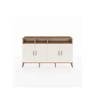 Arges Konsol 6 Raflı 4 Kapaklı 176x30x99 Çam-Aytaşı/Çam