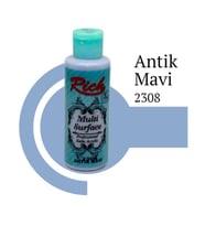 Rich Multi Surface 2306 Antik Mavi Akrilik Boya 120 cc