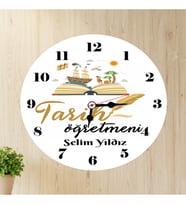 Tarih Öğretmeni Duvar Saati
