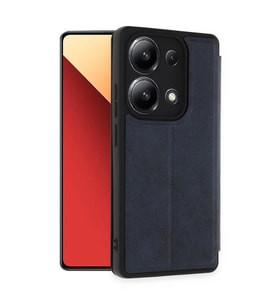 Xiaomi Redmi Note 13 4g Kılıf Flip Cover - Lacivert