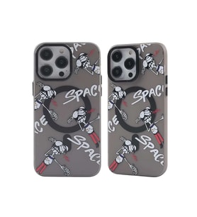 iPhone 14 Pro Kılıf Apollo Magneticsafe Desenli Kapak - Apollo Siyah - 3