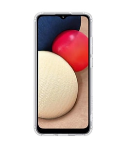 Galaxy A02s ile Uyumlu Yumuşak Kılıf Şeffaf EF-QA025TTEGWW