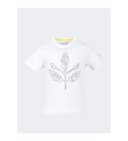 Fenerbahçe Orijinal Palamut Logo Polo Yaka Çocuk T-Shirt (Beyaz)