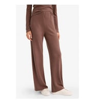 Defacto Beli Lastikli Wide Leg Geniş Paça Kahverengi Kadın Eşofman Altı F0981AX/BN258