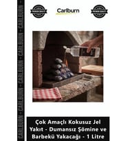Özel Üretim Saf Temiz Çok Amaçlı Kokusuz Jel Yakıt Dumansız Şömine Barbekü Yakacağı 1 Litre