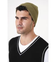 Chuba Erkek Selanik Örgü Bere Haki 25W4003