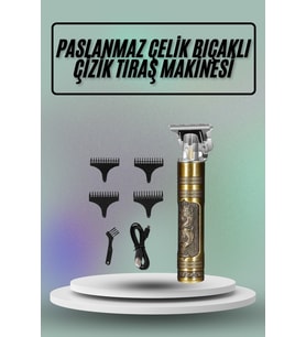 Saç Sakal Vücut Tıraş Makinesi Çizik Atma Makinesi Paslanmaz Çelik