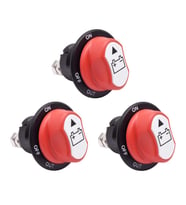 3 Adet Akü Devre Kesici 50v Dc 12 Volt