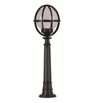 AVONNI BSU-68080-BSY-M4-B Siyah Boyalı Dış Mekan Aydınlatma E27 ABS Akrilik Cam 30cm