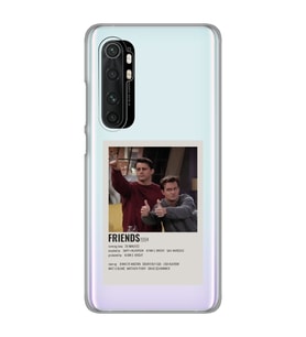 Xiaomi Mi Note 10 LITE Uyumlu Friends Tasarımlı Şeffaf Telefon Kılıfı