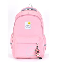Elatae Unisex Ortopedik Çok Gözlü Günlük Seyahat Okul Sırt Çantası Pembe 51709