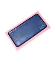 Samsung Galaxy A10 A105 Kasa Arka Pil Batarya Kapağı (Mavi)