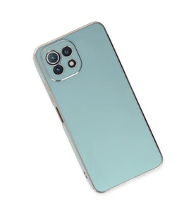 Newface Xiaomi Mİ 11 Lite Kılıf Volet Silikon - Açık Yeşil