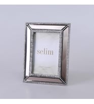 Selim Dekor Elsira 10x15 Aynalı Çerçeve Gümüş
