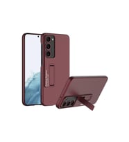 Samsung Galaxy S23 Uyumlu Kılıf Zore Standlı Ays Kapak (Kırmızı)