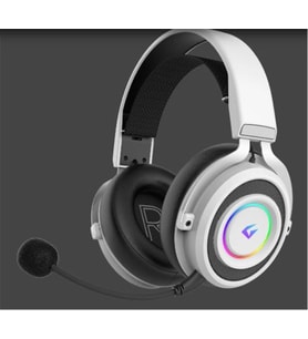 Gameagle GE2010 Step Hunter S1 RGB Kablosuz Mikrofonlu Oyuncu Kulaklığı Beyaz
