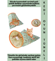 #Oyuncak Evcil Hayvan Pet İnteraktif Sevimli Pati Gözetleme Delikli İlgi Çekici Peluş Fare Oyuncaklı